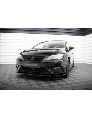 SPLITTER ANTERIORE V.1 Seat Leon Mk3 Facelift (Cod. M-SE-LE-3F-FD1G)