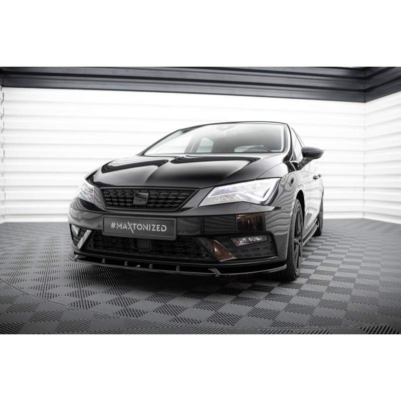 SPLITTER ANTERIORE V.1 Seat Leon Mk3 Facelift (Cod. M-SE-LE-3F-FD1G)