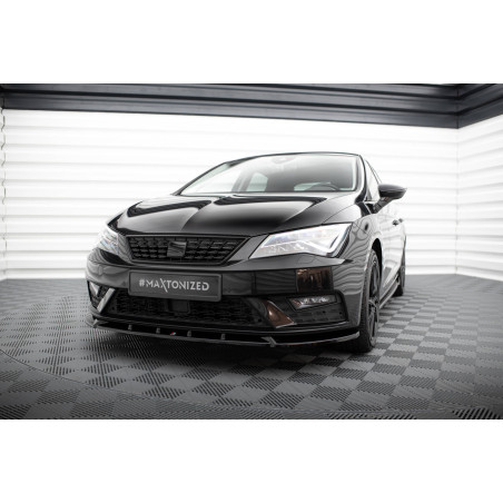 SPLITTER ANTERIORE V.1 Seat Leon Mk3 Facelift (Cod. M-SE-LE-3F-FD1G)