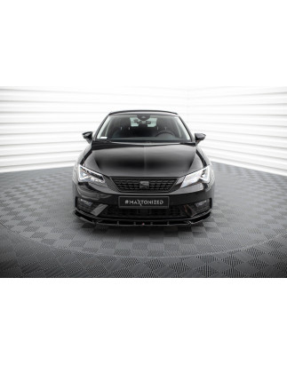 SPLITTER ANTERIORE V.1 Seat Leon Mk3 Facelift (Cod. M-SE-LE-3F-FD1G)