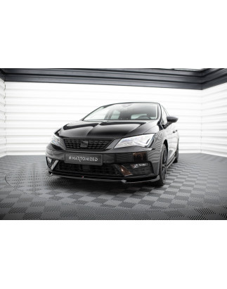 SPLITTER ANTERIORE V.2 Seat Leon Mk3 Facelift (Cod. M-SE-LE-3F-FD2G)