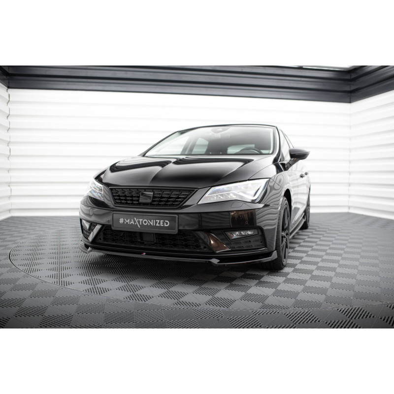 SPLITTER ANTERIORE V.2 Seat Leon Mk3 Facelift (Cod. M-SE-LE-3F-FD2G)