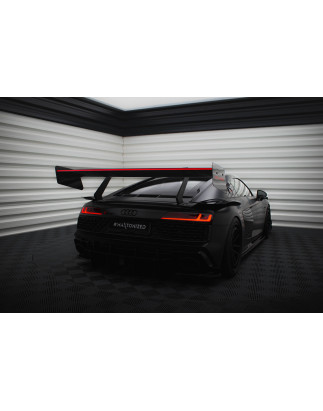 Carbon Spoiler + LED Audi R8 Mk2  (Cod. M-CF-AU-R8-2F-WING4-245-P+LED)