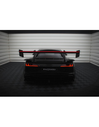 Carbon Spoiler + LED Audi R8 Mk2  (Cod. M-CF-AU-R8-2F-WING4-245-P+LED)
