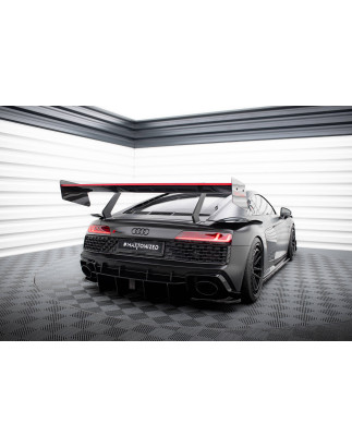 Carbon Spoiler + LED Audi R8 Mk2  (Cod. M-CF-AU-R8-2F-WING4-245-P+LED)