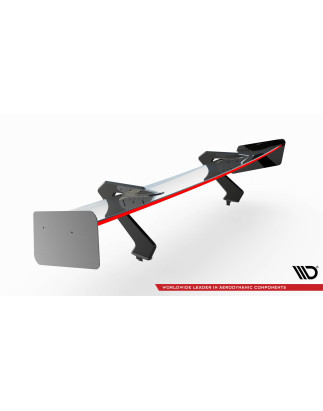 Carbon Spoiler + LED Audi R8 Mk2  (Cod. M-CF-AU-R8-2F-WING4-245-P+LED)