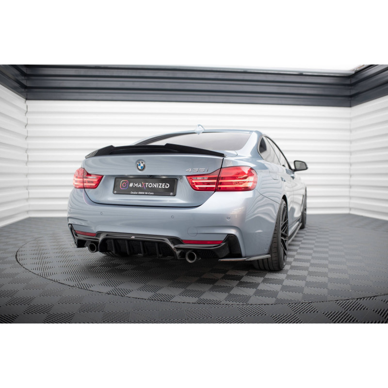 Sottoparaurti posteriore BMW 4 M-Pack F32 / F36 / F33 (Version 2x1 scarico) (Cod. M-BM-4-F32-MPACK-R