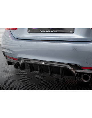 Sottoparaurti posteriore BMW 4 M-Pack F32 / F36 / F33 (Version 2x1 scarico) (Cod. M-BM-4-F32-MPACK-R