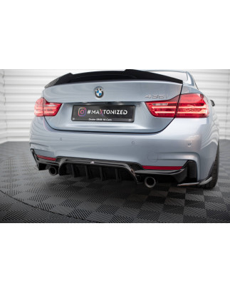 Sottoparaurti posteriore BMW 4 M-Pack F32 / F36 / F33 (Version 2x1 scarico) (Cod. M-BM-4-F32-MPACK-R