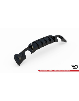Sottoparaurti posteriore BMW 4 M-Pack F32 / F36 / F33 (Version 2x1 scarico) (Cod. M-BM-4-F32-MPACK-R