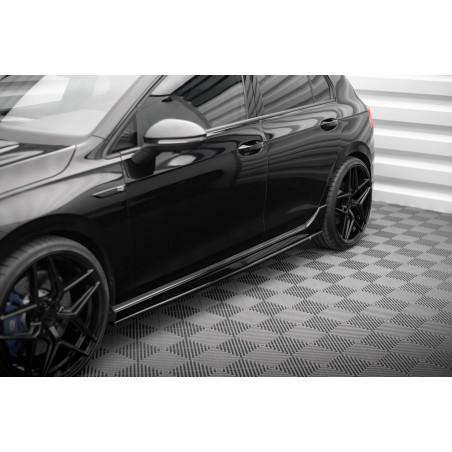 Diffusori minigonne V.3 Volkswagen Golf R  Mk8 (Cod. M-VW-GO-8-R-SD3G)