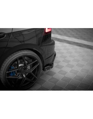Splitters posteriori laterali V.6 + Flaps Volkswagen Golf R  Mk8 (Cod. M-VW-GO-8-R-RSD6G+RSF1B)
