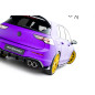 Splitters posteriori laterali V.6 + Flaps Volkswagen Golf R  Mk8 (Cod. M-VW-GO-8-R-RSD6G+RSF1B)