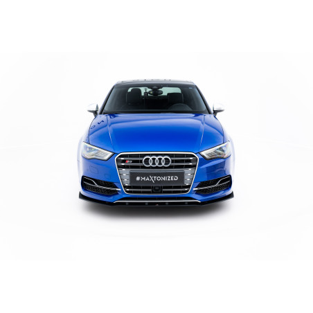 SPLITTER ANTERIORE street pro Audi S3 / A3 S-Line berlina 8V (Cod. M-AUS33SCNC-FD1B)