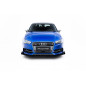 SPLITTER ANTERIORE street pro + Flaps Audi S3 / A3 S-Line berlina 8V (Cod. M-AUS33SCNC-FD1B+FSF1G)
