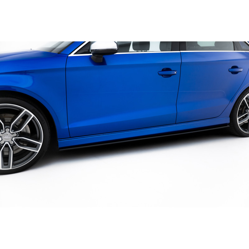 Diffusori minigonne street pro Audi S3 / A3 S-Line berlina 8V (Cod. M-AUS33SCNC-SD1B)