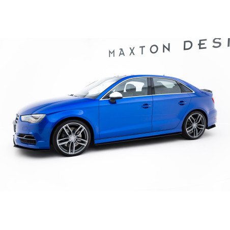 Diffusori minigonne street pro Audi S3 / A3 S-Line berlina 8V (Cod. M-AUS33SCNC-SD1B)