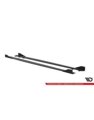 Diffusori minigonne street pro + Flaps Audi S3 / A3 S-Line berlina 8V (Cod. M-AUS33SCNC-SD1B+SF1G)