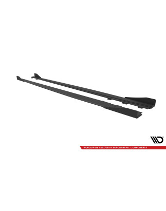 Diffusori minigonne street pro + Flaps Audi S3 / A3 S-Line berlina 8V (Cod. M-AUS33SCNC-SD1B+SF1G)