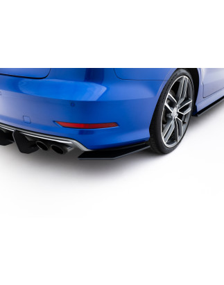 Splitters posteriori laterali Street Pro  Audi S3 berlina 8V (Cod. M-AUS33SCNC-RSD1B)