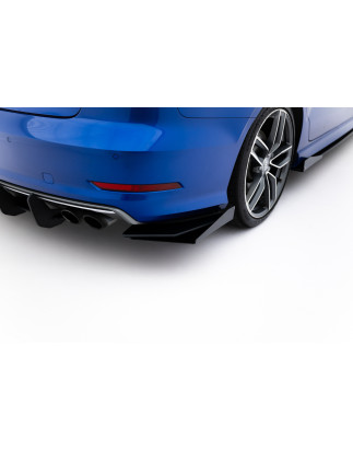Splitters posteriori laterali Street Pro + Flaps Audi S3 berlina 8V (Cod. M-AUS33SCNC-RSD1B+RSF1G)