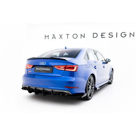 Splitters posteriori laterali Street Pro + Flaps Audi S3 berlina 8V (Cod. M-AUS33SCNC-RSD1B+RSF1G)