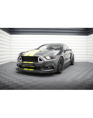 SPLITTER ANTERIORE street pro Ford Mustang GT Mk6  (Cod. M-FOMU6GTCNC-FD1B)