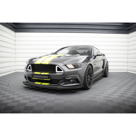 SPLITTER ANTERIORE street pro Ford Mustang GT Mk6  (Cod. M-FOMU6GTCNC-FD1B)