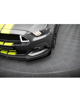 SPLITTER ANTERIORE street pro + Flaps Ford Mustang GT Mk6  (Cod. M-FOMU6GTCNC-FD1B+FSF1G)