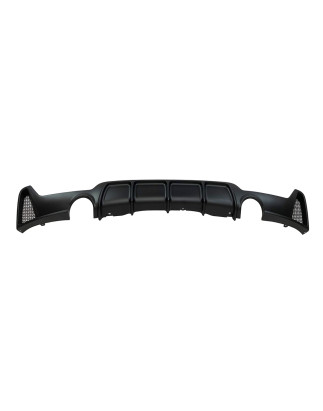 Diffusore Posteriore BMW F32 / F33 / F36 Look M Performance 2 Uscite (Cod. E-TCBF318)