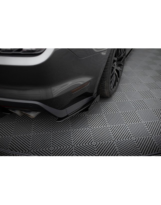 Splitters posteriori laterali Street Pro + Flaps Ford Mustang GT Mk6  (Cod. M-FOMU6GTCNC-RSD1B+RSF1G