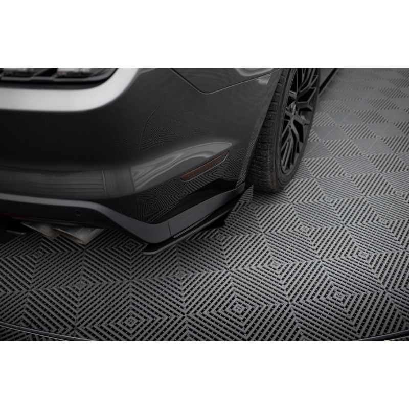 Splitters posteriori laterali Street Pro + Flaps Ford Mustang GT Mk6  (Cod. M-FOMU6GTCNC-RSD1B+RSF1G