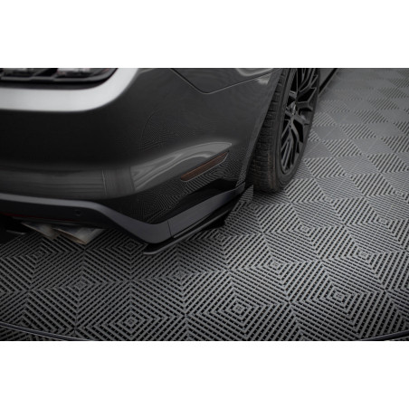Splitters posteriori laterali Street Pro + Flaps Ford Mustang GT Mk6  (Cod. M-FOMU6GTCNC-RSD1B+RSF1G