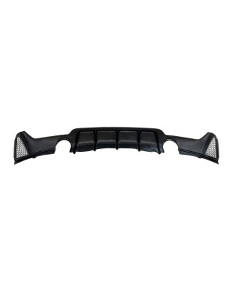 Diffusore Posteriore BMW F32 / F33 / F36 Look M Performance 2 Uscite (Cod. E-TCBF318)