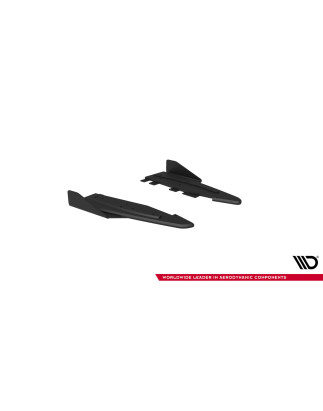 Splitters posteriori laterali Street Pro + Flaps Ford Mustang GT Mk6  (Cod. M-FOMU6GTCNC-RSD1B+RSF1G
