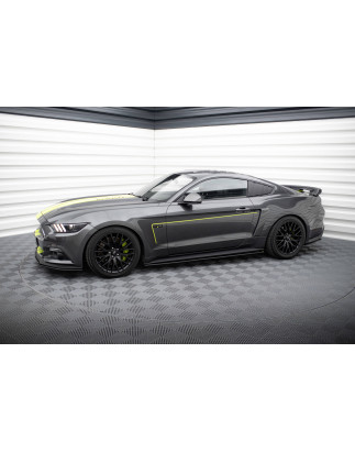 Diffusori minigonne street pro Ford Mustang GT Mk6  (Cod. M-FOMU6GTCNC-SD1B)