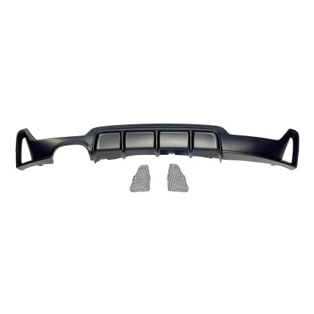 Diffusore Posteriore BMW F32 / F33 / F36 Look M Performance 1 Uscite doppio (Cod. E-TCBF320)