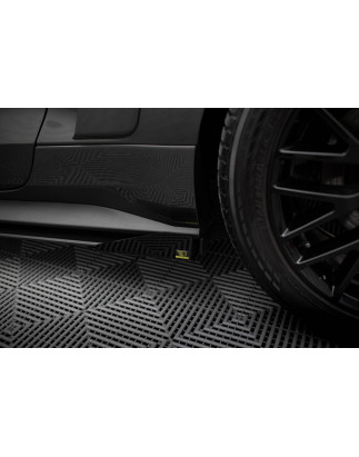 Diffusori minigonne street pro + Flaps Ford Mustang GT Mk6  (Cod. M-FOMU6GTCNC-SD1B+SF1G)
