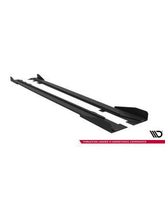 Diffusori minigonne street pro + Flaps Ford Mustang GT Mk6  (Cod. M-FOMU6GTCNC-SD1B+SF1G)