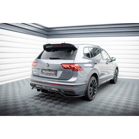Splitter posteriore (con barre verticali) Volkswagen Tiguan Allspace R-Line Mk2 Facelift (Cod. M-VW-