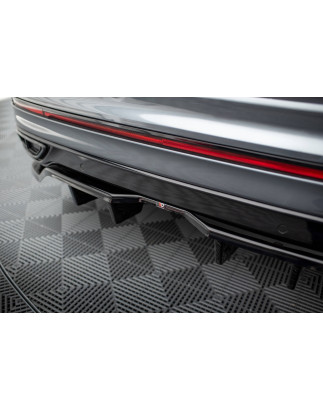 Splitter posteriore (con barre verticali) Volkswagen Tiguan Allspace R-Line Mk2 Facelift (Cod. M-VW-