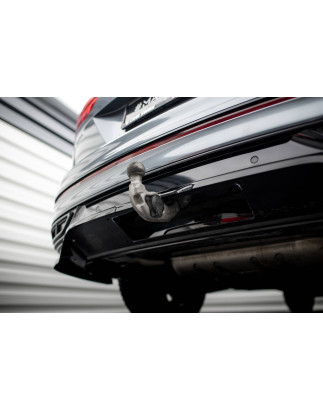 Splitter posteriore (con barre verticali) Volkswagen Tiguan Allspace R-Line Mk2 Facelift (Cod. M-VW-