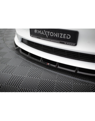 SPLITTER ANTERIORE V.1 Tesla Model S Plaid Mk1 Facelift (Cod. M-TE-MODELS-1F2-PL-FD1G)