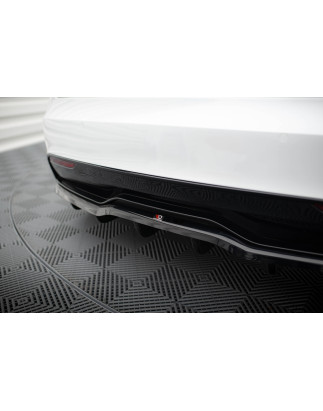 Splitter posteriore (con barre verticali) V.1 Tesla Model S Plaid Mk1 Facelift (Cod. M-TE-MODELS-1F2