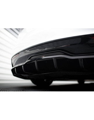 Splitter posteriore (con barre verticali) V.1 Tesla Model S Plaid Mk1 Facelift (Cod. M-TE-MODELS-1F2