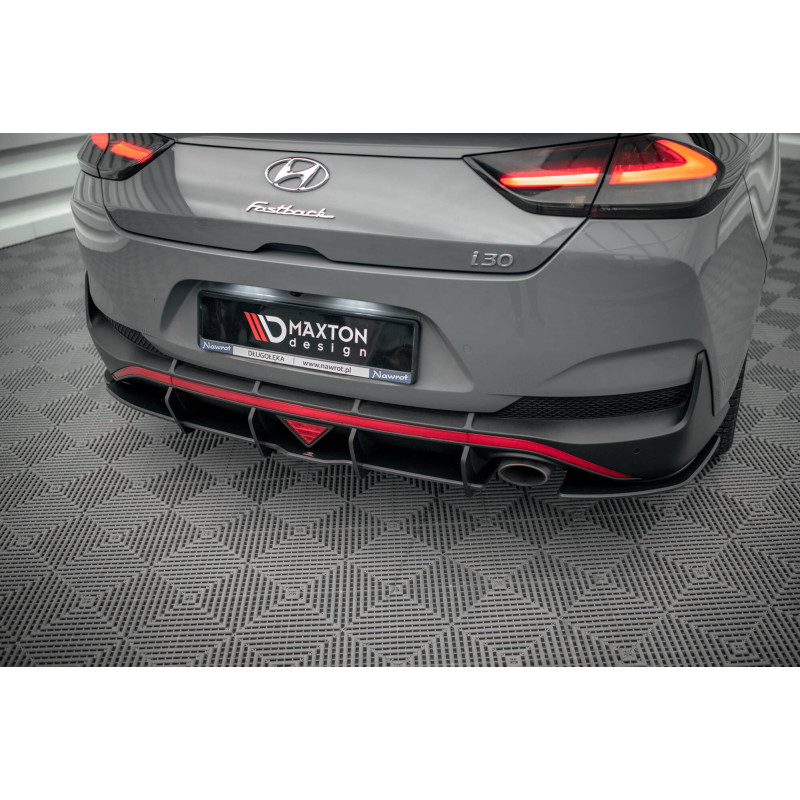 DIFFUSORE POSTERIORE street pro Hyundai I30 Fastback N-Line Mk3 Facelift (Cod. M-HYI303FNLINEFBCNC-R