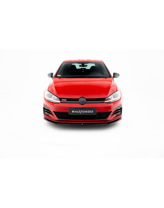 SPLITTER ANTERIORE V.3 Volkswagen Golf GTI / GTD Mk7 Facelift (Cod. M-VW-GO-7F-GTI-FD3G)