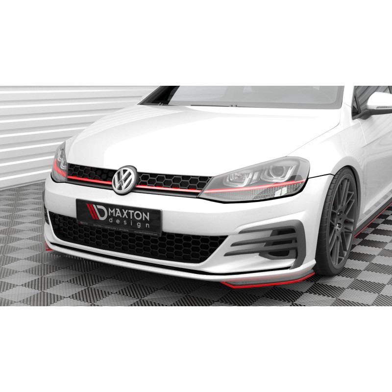 Splitters laterali anteriori Volkswagen Golf GTI / GTD Mk7 Facelift (Cod. M-VW-GO-7F-GTI-FD6G)