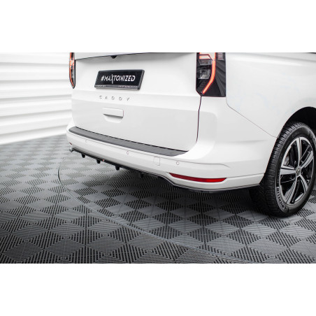 Splitter posteriore (con barre verticali) Volkswagen Caddy Maxi Mk5 (Cod. M-VW-CA-5-MAXI-RD1G+RD2G)