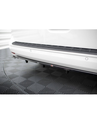 Splitter posteriore (con barre verticali) Volkswagen Caddy Maxi Mk5 (Cod. M-VW-CA-5-MAXI-RD1G+RD2G)